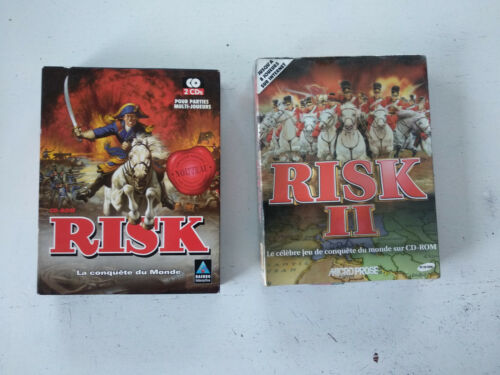 risk 1 + risk 2 (neuf/blister) PC FR Big box carton - Afbeelding 1 van 4