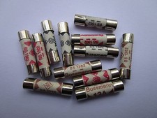 100 Pcs Ceramic Fuse 5A 5 Amp Bussmann 6mm x 25mm 6x25mm New