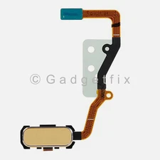 US Gold Home Button with Flex Cable Replacement Parts For Samsung Galaxy S7 Edge