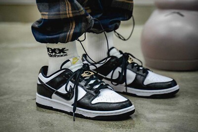 NIKE DUNK LOW RETRO SE WORLD CHAMP BLACK WHITE GOLD DR9511-100 US 8.5 | eBay