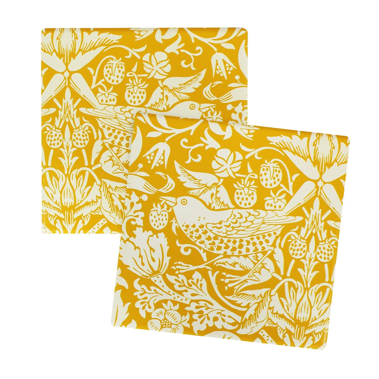 NEW Coasters Set of 2 Ceramic Boxed - ACS William Morris (Quince
