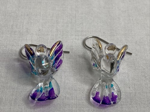 Vintage Mirano Art Glass Hummingbird 