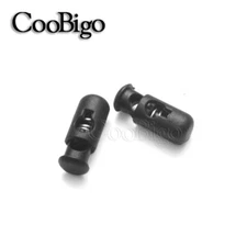 Plastic Cord Lock Toggle Stopper Clip For String Bags Shoelace Sportswear Parts