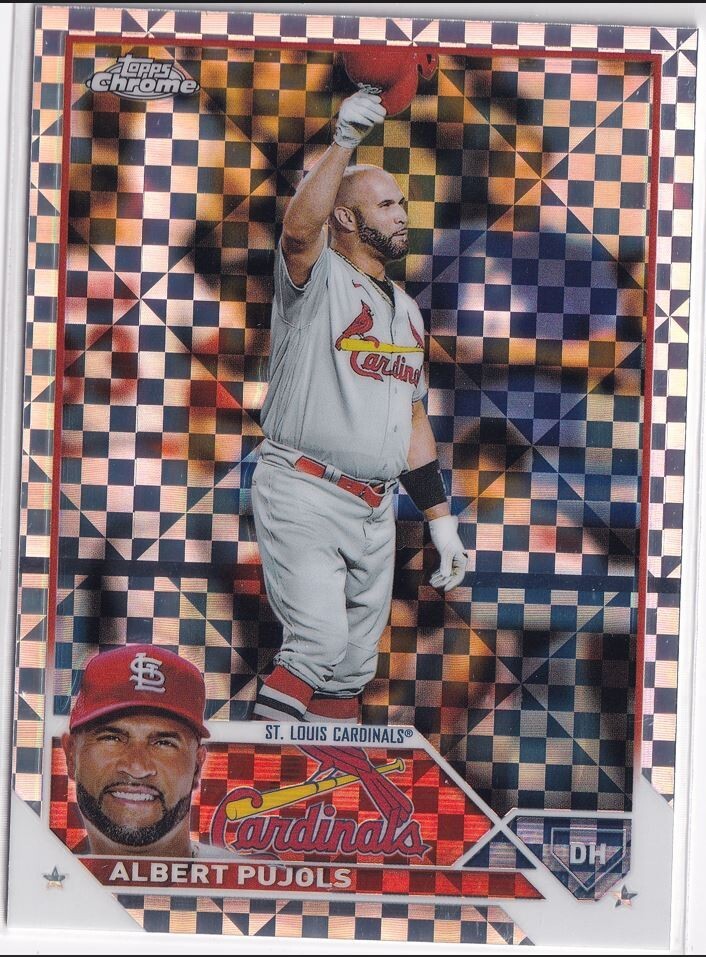 2023 Topps Chrome X-Fractors #143 Albert Pujols