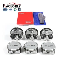 RACEORLY Pistons Rings Set STD For AUDI A4 A6 A8 c6 3.0 2002-2006 AVK BGN BBJ