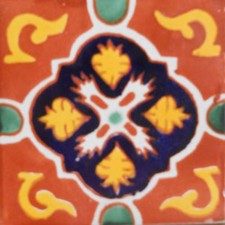 C101 Mexican Tile sample 4x4 inch, we combine shipping GET WHAT YOU NEED