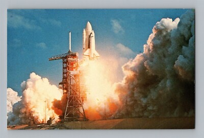 Postcard NASA Commander Joe Engle Pilot Richard Truly STS-2 Shuttle Launch AU1