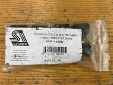 STEINER 54202 PANEL WELD SCREEN CURTAIN FRAME CONNECTOR (BAG OF 2) WELDING NEW