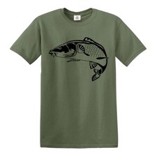 Koi Carp Fishing T-Shirt Fisherman Big Carp Camo Gift Carpfishing Top Tee