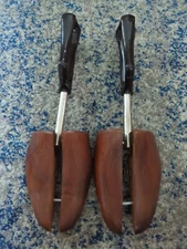 Vtg Regal Travel Tree Shoe Keepers  #4 Shoe Tree Wood Stretchers New York