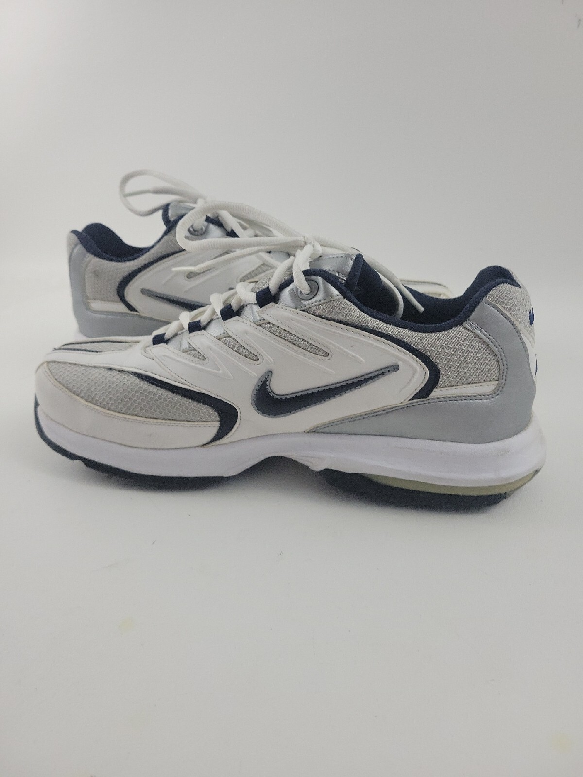 Nike Air Max Golf White, Blue, Gray Men's Golf Shoes Size 9W 050810