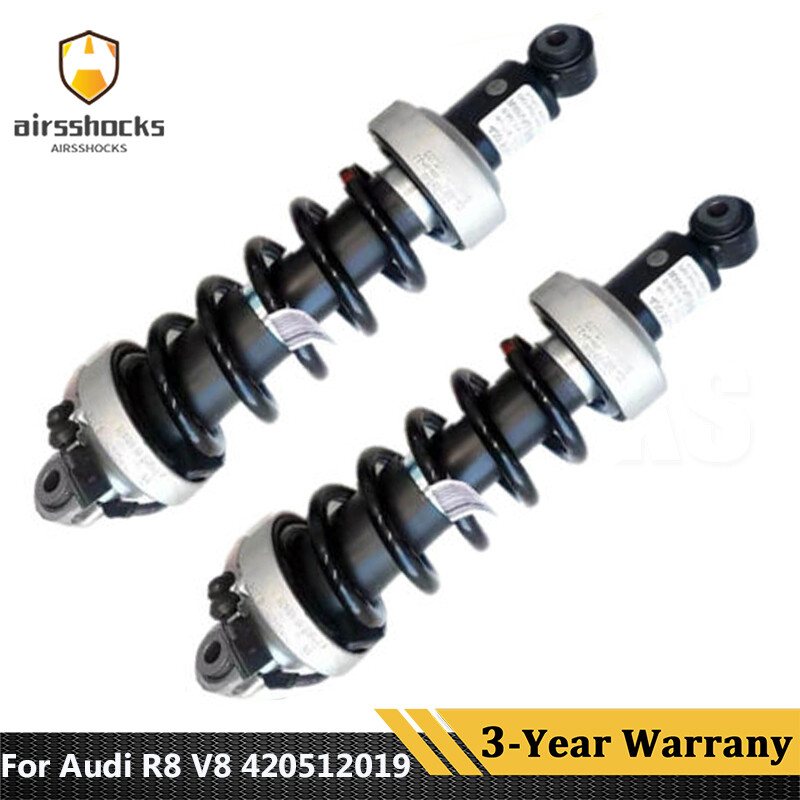 Pair Rear Shock Absorber Struts Magnetic Ride Fit 2007-2015 Audi R8 V8 5.2 FSI