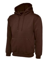 Mens Classic Hooded Sweatshirt Size S to 4XL Pullover Hoodie - SPORT WORK JUMPER