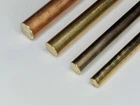 Aluminium Bronze CuAl10Ni5Fe4 CW307G Round Bars Solid Material Round Profile Rod Anodes