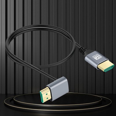 90 Degree Cable Adapter 48Gbps HDMI-Compatible 2.1 Wire Cord HDR EARC for HD TV