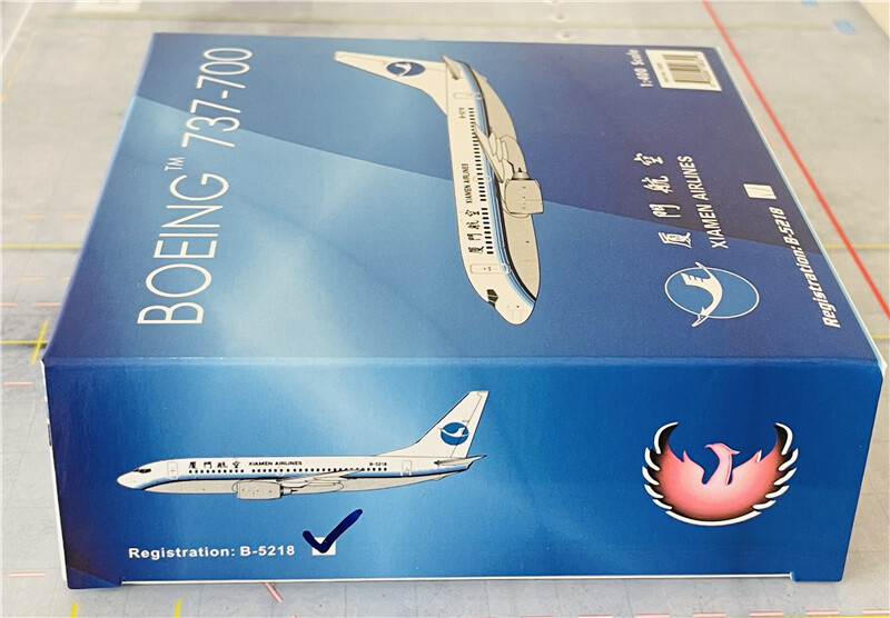 Phoenix Xiamen Airlines Boeing B737-700/w B-5218 1：400