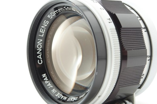 【Mint w/ Case & Hood】 Canon 50mm f/1.4 Lens L LTM L39 Leica Screw Mount JAPAN - Picture 3 of 8