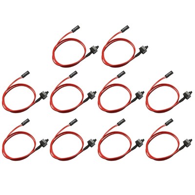 10pcs/lot Computer Wire Length 3.3ft 6.6ft 9.8ft 2 Pin SW PC Power Cable