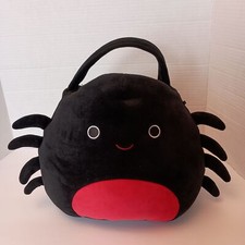 Bella the Spider Plush Squishmallow, Halloween Treat Bag/ Pail 10"