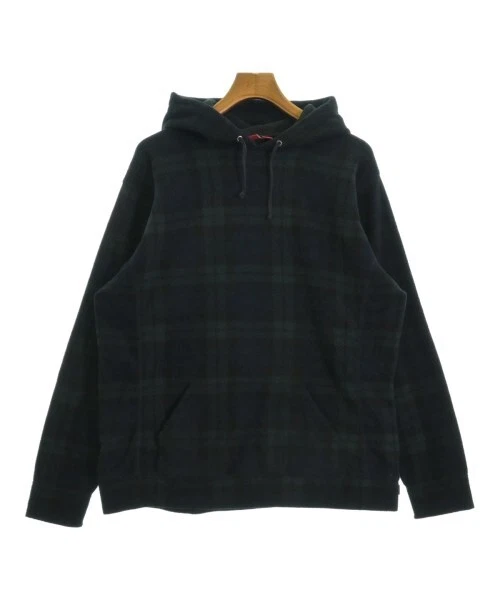 Sweat à capuche Supreme GreenxNavyxnoir (motif à carreaux) L 2200489013012