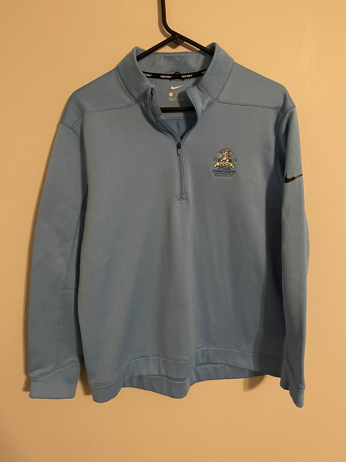 100th PGA Championship Bellerive St Louis Missouri Nike Golf Pullover Jacket L eBay