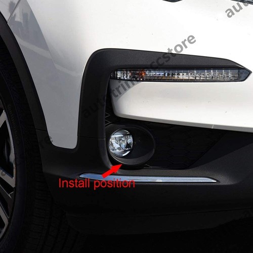 4pz Paraurti Anteriore Cromato Copertura Luce Finitura Per Honda Pilot 2019-2022 - Foto 6 di 10