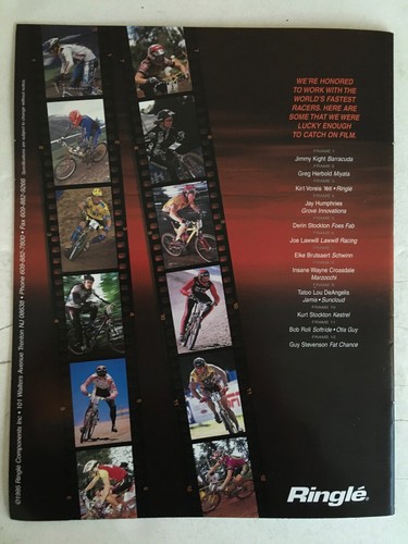 Vintage Original RINGLE Bicycle Catalog 1996 - Picture 5 of 5