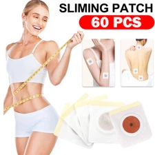 60 Pcs Slim Patch Weight Loss Slimming Diets Pads Detox Burn Fat Adhesive