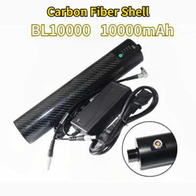 Brand New Carbon Fiber 10000mAh GPS Battery For GPS RTK BL10000 12V Pole Battery