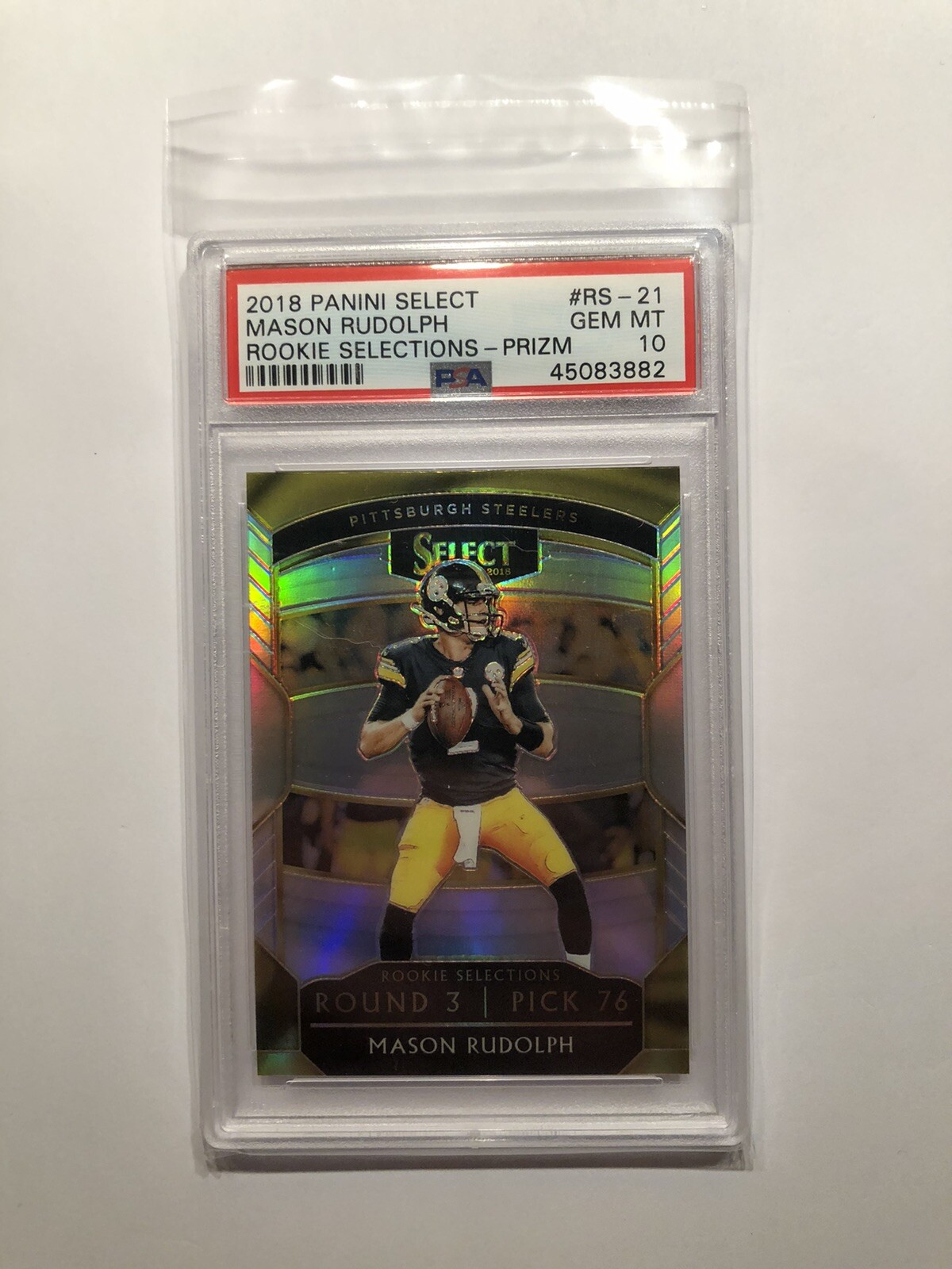 Mason Rudolph Panini Select Rookie Selections #RS21 Prizm