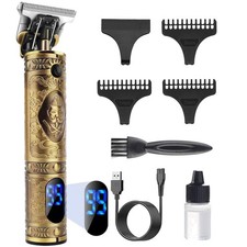 Yilfo Profi Herren Haarschneider & Barttrimmer mit LED, Schnurlos & Präzision...