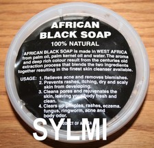 8oz/1/2lb Highest Quality 100 Organic Virgin Raw African Black Soap, Unscented