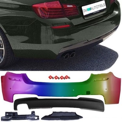 Sport Stoßstange hinten LACKIERT für PDC passt für BMW F10 Serie & M-Paket 10-17