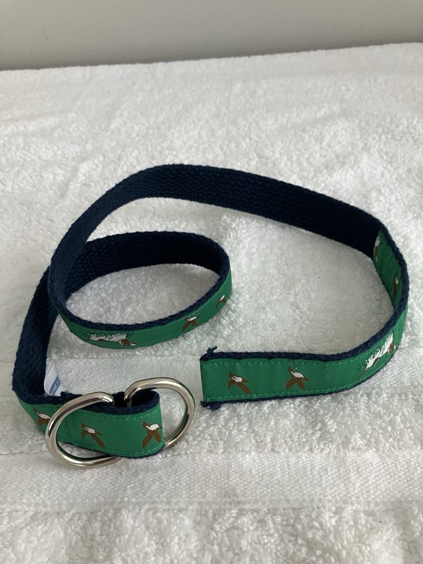 A. Tierney Dog & Bird Kids Belt (size L)
