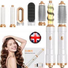 5 In 1 Hair Magic Dryer Brush Hot Air Curler Straightener Quick Dry High Speed