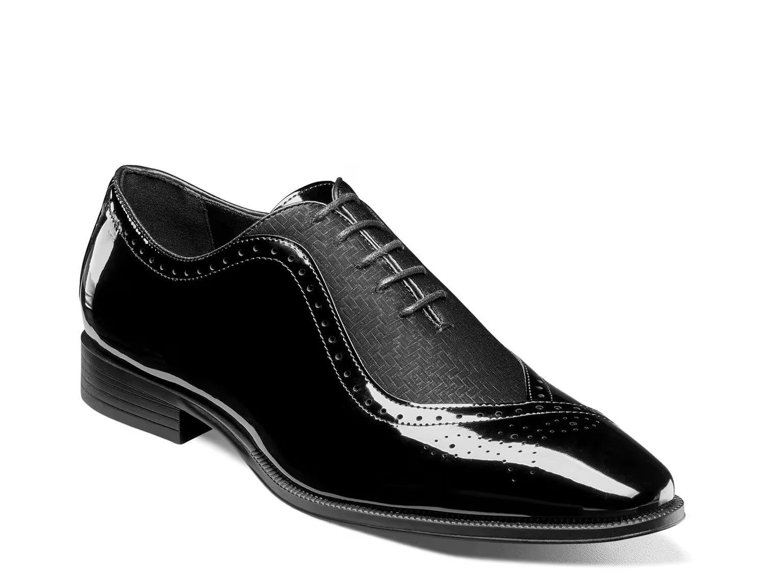 Stacy Adams Shoes Stuart Folded Vamp Balmoral Oxford Black Size 7 — photo 2