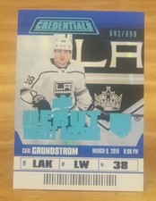 2019-20 Upper Deck Credentials RC/699 Carl  Grundstrom Los Angeles Kings 