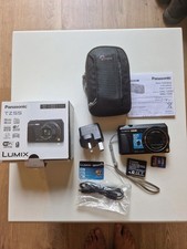 panasonic lumix dmc-tz55 digital camera plus orig box and acc used spares/repair