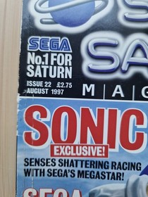 Official Sega Saturn Magazine Issue 22 August 1997 | Good Condition