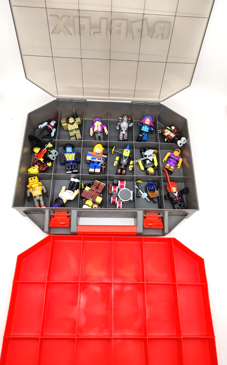 ROBLOX Collector's Tool Box Storage Carry Case w/18 Action Figures