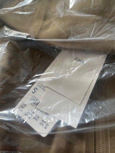 UNIQLO SIZE S Men’s  BROWN 3D Cut BLOCKTECH Parka Rain JACKET 35-38” chest BNWT - Picture 11 of 11