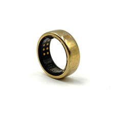 Oura Ring Gen 3 Horizon - Titanium - Size 08 - Gold - HEAVILY SCRATCHED