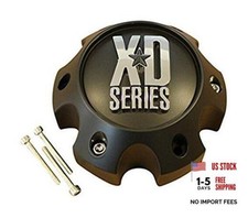 KMC XD Series 796 797 798 Matte Flat Black 6 Lug Wheel Rim Center Cap 1079L145