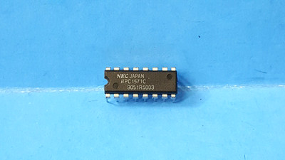 Two Pcs- IC Compander, UPC1571C, NEC, 2 Func, PDIP16, BiPolar, YAMAHA ,XE387001