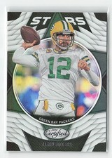 2020 Panini Football Certified Aaron Rodgers Stars #CS-AR Green Bay Packers