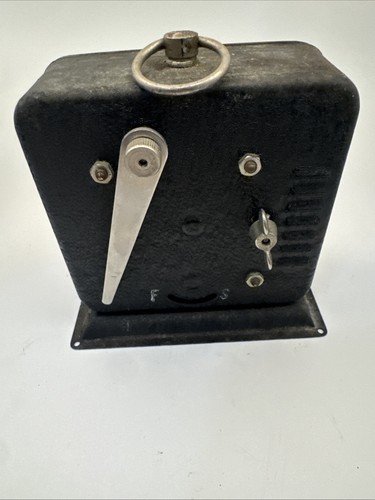 Vintage Gilbert Interval Timer Solid Black Darkroom For Parts Or Repair USA - Picture 4 of 6