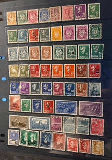 Norway. Lot 1 nice lot of 60 Used stamps good lot as scan (563)