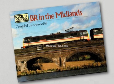 Fridge Magnet Rail Portfolio BR Midlands Region - British Rail Diesel locomotive