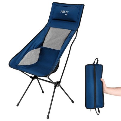 NILS CAMP Faltstuhl Ultra Light Marineblau Camping Festival Outdoor Reise
