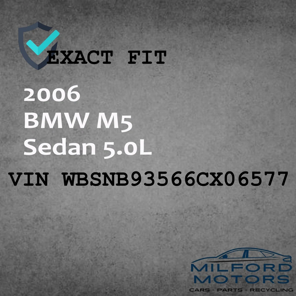 原始设备制造商仪器速度计头/集群 - 2006 宝马 M5 轿车 5.0L 58K MiL — 第 4/4 张图片